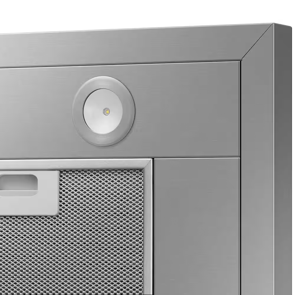 Samsung 30-in Convertible 390-CFM 5000 series Wall-Mounted Range Hood with Charcoal Filter (Stainless Steel), NK30R5000WS *JR2510, Retail: $599.00, FINAL PRICE: $299.99 + TAX