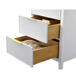 Tulip 24-in Single Sink Vanity with Engineered Carrara Top in White, Tulip13024WH [FB327], Retail: $859.00, FINAL PRICE: $599.99 + TAX