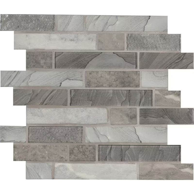 Tarvos Interlocking 12x12 Mosaic,  Retail: $12.51/pc, 14.55sf/bx, 15pcs/bx, 45lbs/bx  FINAL PRICE: $6.99/sf, $104.85/ Box + TAX