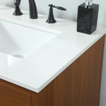 Ever Living Fawn 30-Inch Single Sink Vanity in Teak with a  Countertop, VF41030MTK, FINAL PRICE: $449.99 + TAX