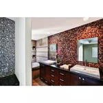 **PER PC** Treasure Trail Iridescent 12x12 Mosaic, 20sf, 20 pcs, 31 lbs, FINAL PRICE: $2.99/pc, $59.80/box + Tax