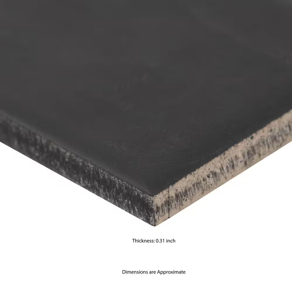 Turin Midnight 2.5x10 Matte Porcelain Floor and Wall Tile, NHDTURMID2.5X10, 8.07sf, 50 pcs, 7.87mm, 31 lbs, FINAL PRICE: $2.99/sf, $24.13/box + Tax