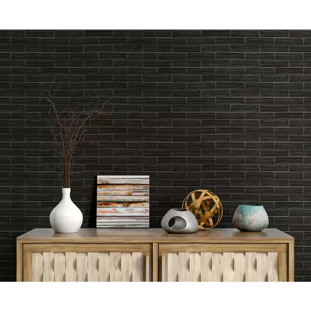 Turin Midnight 2.5x10 Matte Porcelain Floor and Wall Tile, NHDTURMID2.5X10, 8.07sf, 50 pcs, 7.87mm, 31 lbs, FINAL PRICE: $2.99/sf, $24.13/box + Tax
