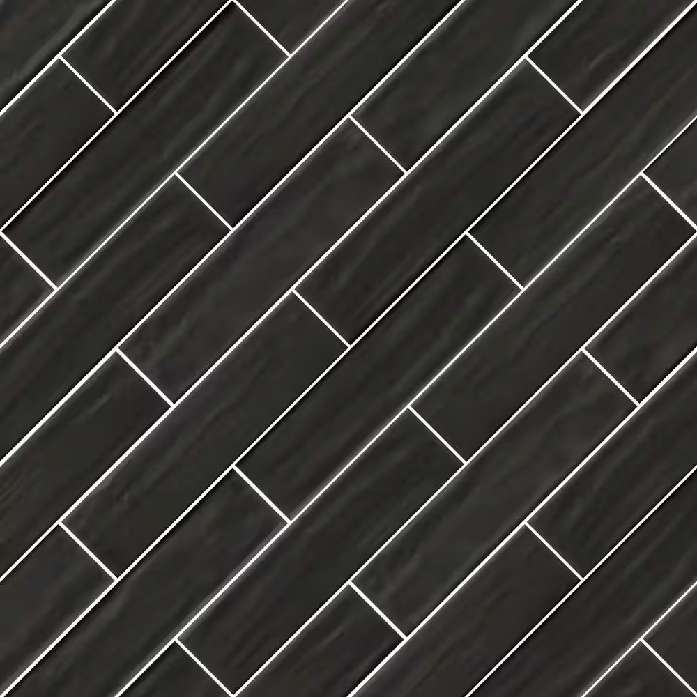 Turin Midnight 2.5x10 Matte Porcelain Floor and Wall Tile, NHDTURMID2.5X10, 8.07sf, 50 pcs, 7.87mm, 31 lbs, FINAL PRICE: $2.99/sf, $24.13/box + Tax