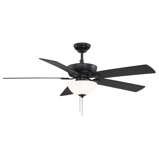 *DISPLAY ONLY* TW2007BK Berkeley Lake 52" Ceiling Fan with LED Light Kit in Black, MSRP:$197.92 Special:$75.00