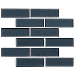 Vague Blue Subway 12x12 Mosaic, Retail: $14.98/pc, 9.6 sf/bx, 10 pcs/bx, 35 lbs/bx,  FINAL PRICE: $6.99/pc, $69.90/ Box + TAX