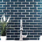 Vague Blue Subway 12x12 Mosaic, Retail: $14.98/pc, 9.6 sf/bx, 10 pcs/bx, 35 lbs/bx,  FINAL PRICE: $6.99/pc, $69.90/ Box + TAX