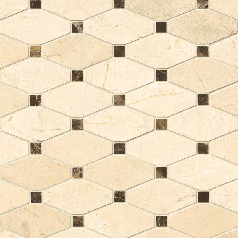Valencia Blend 12x15 Mosaic, 11sf, 10pcs, 50lbs, FINAL PRICE: $5.99/pc, $59.90/bx + Tax