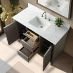 Vera Accent 48-in Single Sink Bathroom Vanity in Driftwood Grey with Engineered Marble Top, VA8048-DG, CVH48-DG, Retail: $1,399.99, FINAL PRICE: $799.99