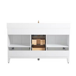 Vera Accent 60-in Double Sink Bathroom Vanity in White with Engineered Marble Top, VA8060-DW, CVH60D-W, Retail: $1,438.00, FINAL PRICE: $999.99+ Tax