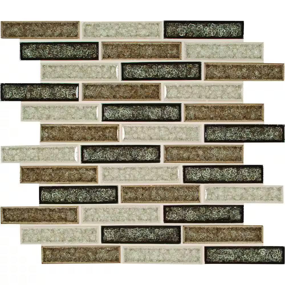 **PER PCS** Venetian Cafe 12x12 Glossy Glass Mosaic, GLSGGBRK-VC8MM, 7.9mm, 10pcs, 35 lbs, 10sf, Retail: $9.99/pc, FINAL PRICE: $3.99/pc + Tax