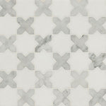 Vera Anne 12x12 Polished Marble Mesh-Mounted Mosaic Floor and Wall Tile, SMOT-VERAN-POL10MM, 9.7sf, 10 pcs, 49 lbs, FINAL PRICE: $11.99/pc, $119.90/box + Tax