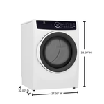 ElectroLux Front Load Perfect Steam™ Electric Dryer with Instant Refresh – 8.0 Cu. Ft.