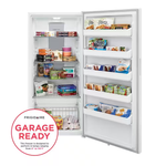 Frigidaire 20-cu ft Garage Ready Frost-free Upright Freezer (White) ENERGY STAR
