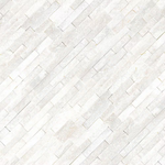 Arctic White 6x24 Ledger Panel Marble Wall Tile, LPNLQARCWHI624, 6sf, 6 pcs, 25mm, 65 lbs, FINAL PRICE: $6.49/sf, $38.94/box + Tax