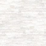 Arctic White 6x24 Ledger Panel Marble Wall Tile, LPNLQARCWHI624, 6sf, 6 pcs, 25mm, 65 lbs, FINAL PRICE: $6.49/sf, $38.94/box + Tax