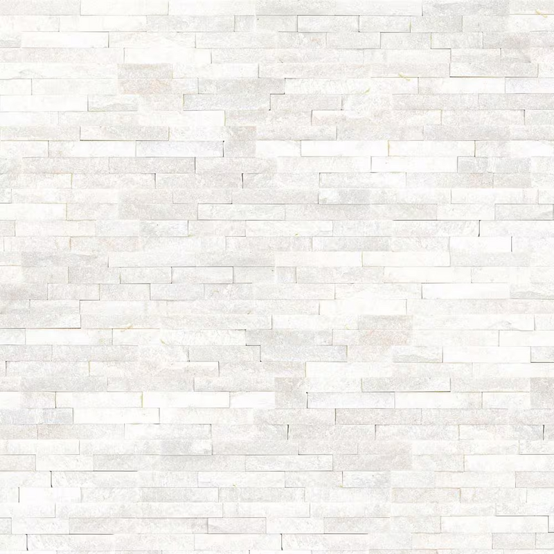 Arctic White 6x24 Ledger Panel Marble Wall Tile, LPNLQARCWHI624, 6sf, 6 pcs, 25mm, 65 lbs, FINAL PRICE: $6.49/sf, $38.94/box + Tax