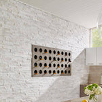 Arctic White 6x24 Ledger Panel Marble Wall Tile, LPNLQARCWHI624, 6sf, 6 pcs, 25mm, 65 lbs, FINAL PRICE: $6.49/sf, $38.94/box + Tax