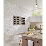 Arctic White 6x24 Ledger Panel Marble Wall Tile, LPNLQARCWHI624, 6sf, 6 pcs, 25mm, 65 lbs, FINAL PRICE: $6.49/sf, $38.94/box + Tax