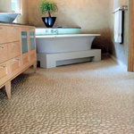 White Pebble 12x12 Stone Floor and Wall Tile Mosaic, 10.2sf, 10pcs, 45 lbs, FINAL PRICE: $5.99/pc, $59.90/box + Tax