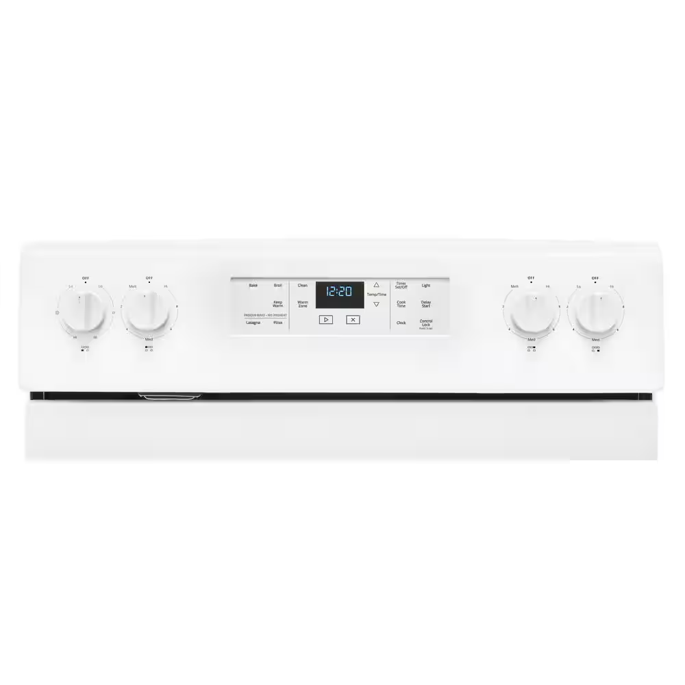 Whirlpool 30-in Glass Top 5 Elements 5.3-cu ft Self-Cleaning Freestanding Electric Range (White), WFE525S0HW/1 *JR2507, Retail: $943.99, FINAL PRICE: $599.99 + TAX