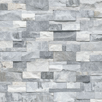 ** PALLET SALE : 4 boxes (18sf) @ $2.22/sf ** Alaska Gray XL Stacked Stone Panels 9x24, 19mm, 4.5sf, 49.59 lbs, 3pcs, Loc: MT9-C