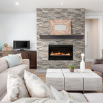 ** PER BOX ** Silver Travertine XL Stacked Stone Panels 9x24, 19mm, 4.5sf, 49.59 lbs, 3pcs