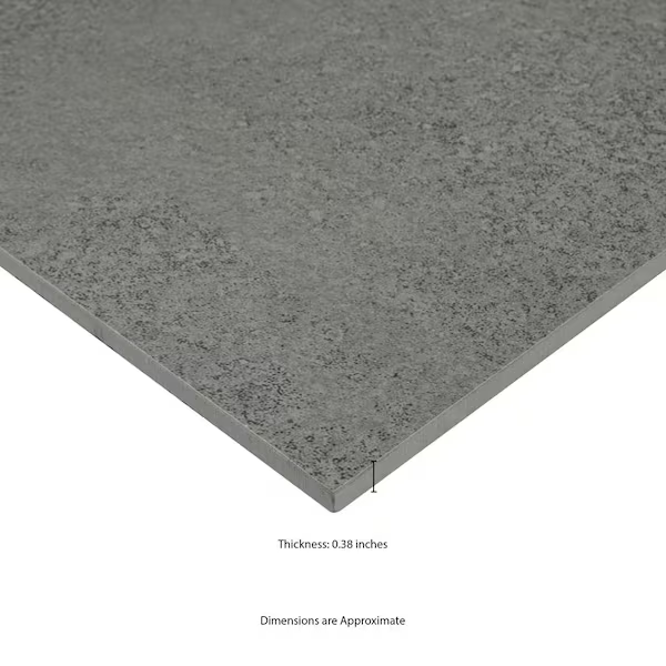 Yardan Graphite 24x48 Matte Porcelain Stone Look Floor and Wall Tile, NHDYARGRAP2448, 15.28sf, 2 pcs, 9.7mm, 37 lbs, FINAL PRICE: $0.99/sf, $15.13/box + Tax