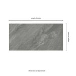 Yardan Graphite 24x48 Matte Porcelain Stone Look Floor and Wall Tile, NHDYARGRAP2448, 15.28sf, 2 pcs, 9.7mm, 37 lbs, FINAL PRICE: $0.99/sf, $15.13/box + Tax